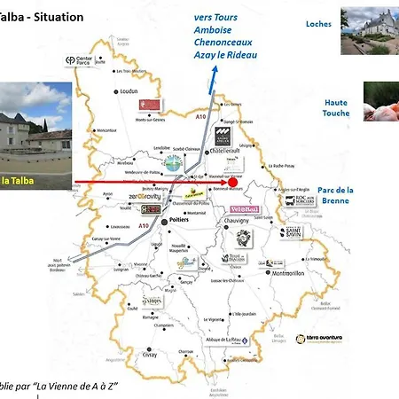 度假居 Castel De La Talba Archigny